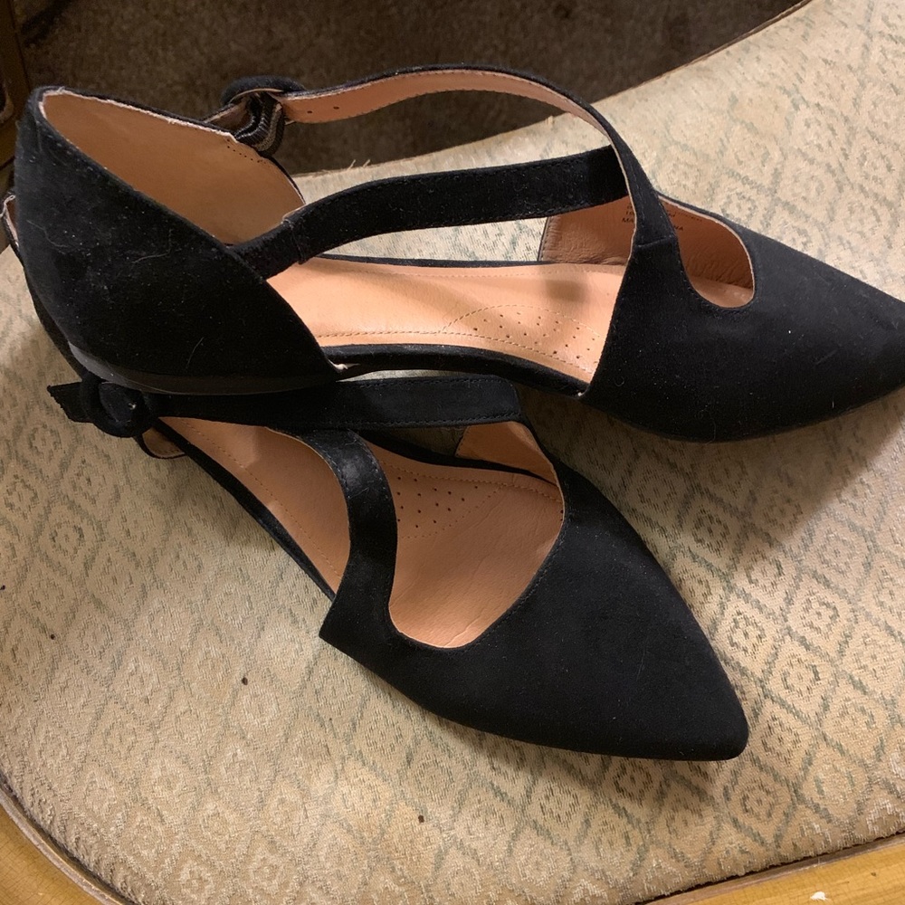 Velvet Black flats